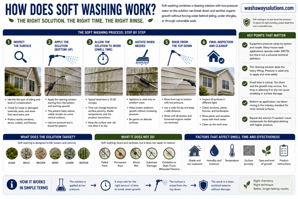 How Does Soft Washing Work