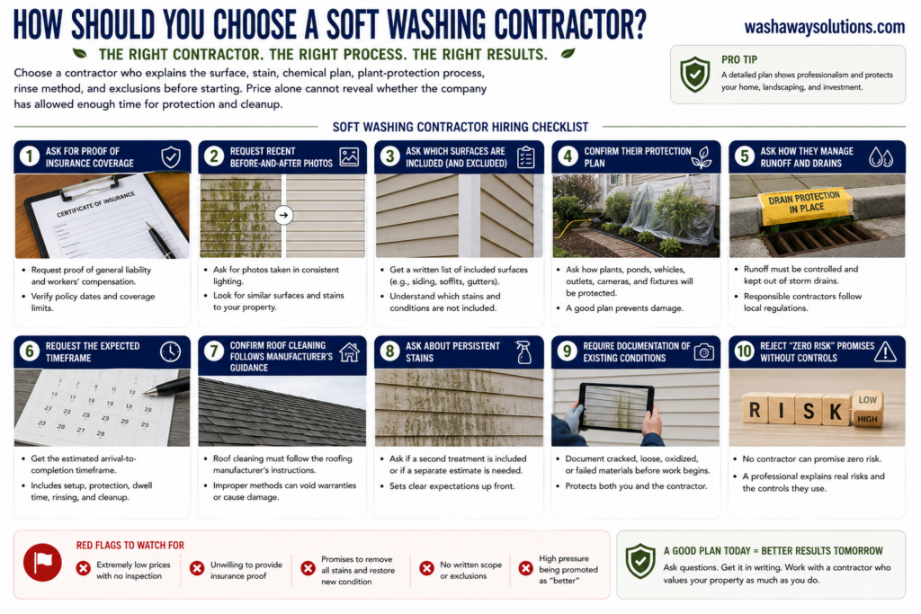 How Should You Choose a Soft Washing Contractor
