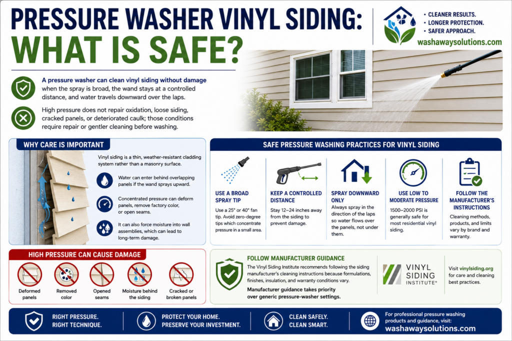 Pressure Washer Vinyl Siding