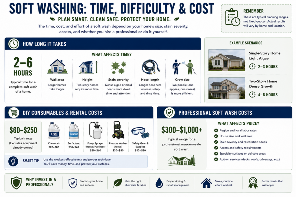 Time, difficulty, and cost
