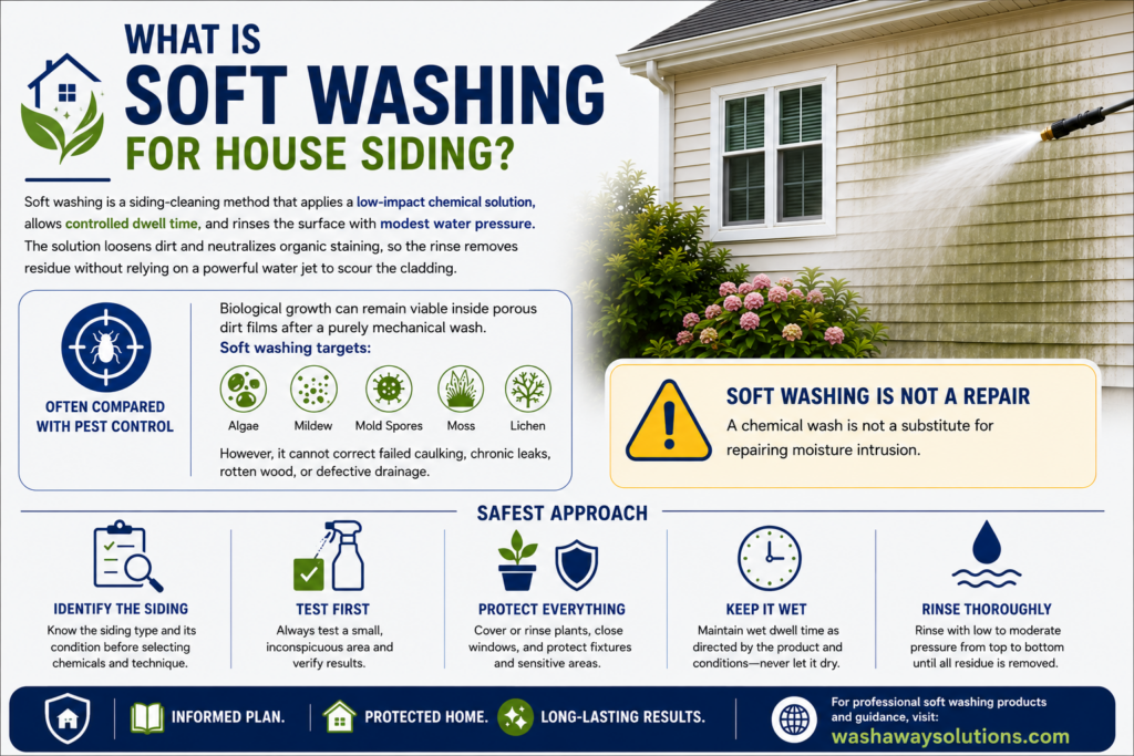 What Is Soft Washing for House Siding