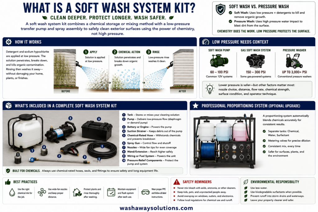 What Is a Soft Wash System Kit