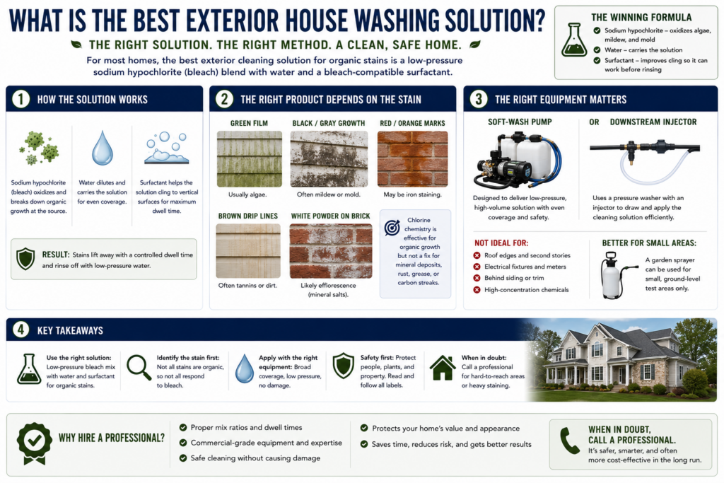 What Is the Best Exterior House Washing Solution