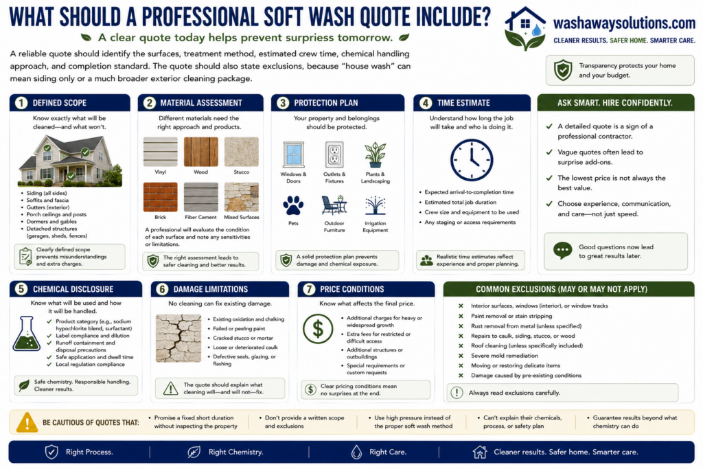 What Should a Professional Soft Wash Quote Include