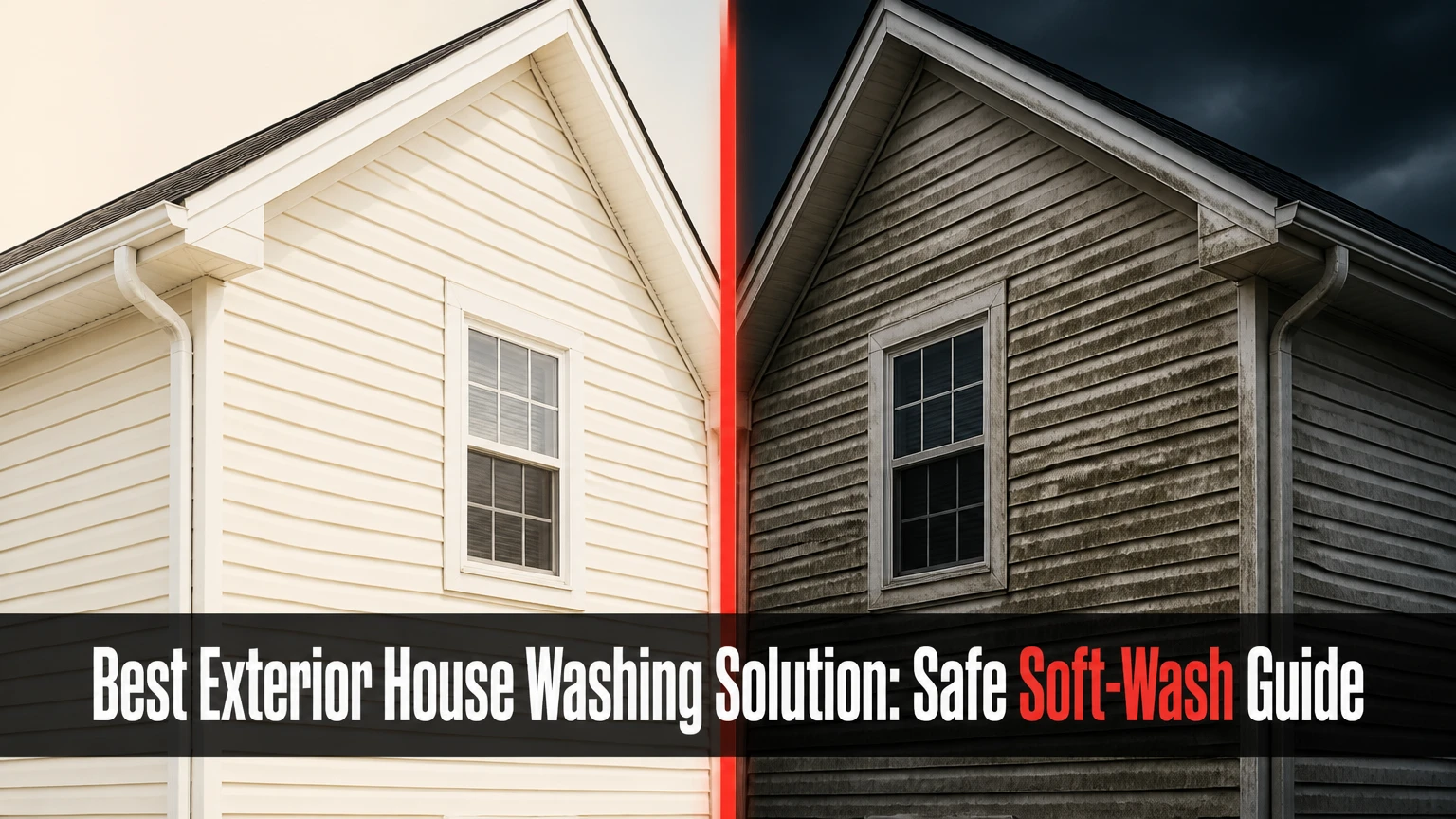 Best Exterior House Washing Solution: Safe Soft-Wash Guide
