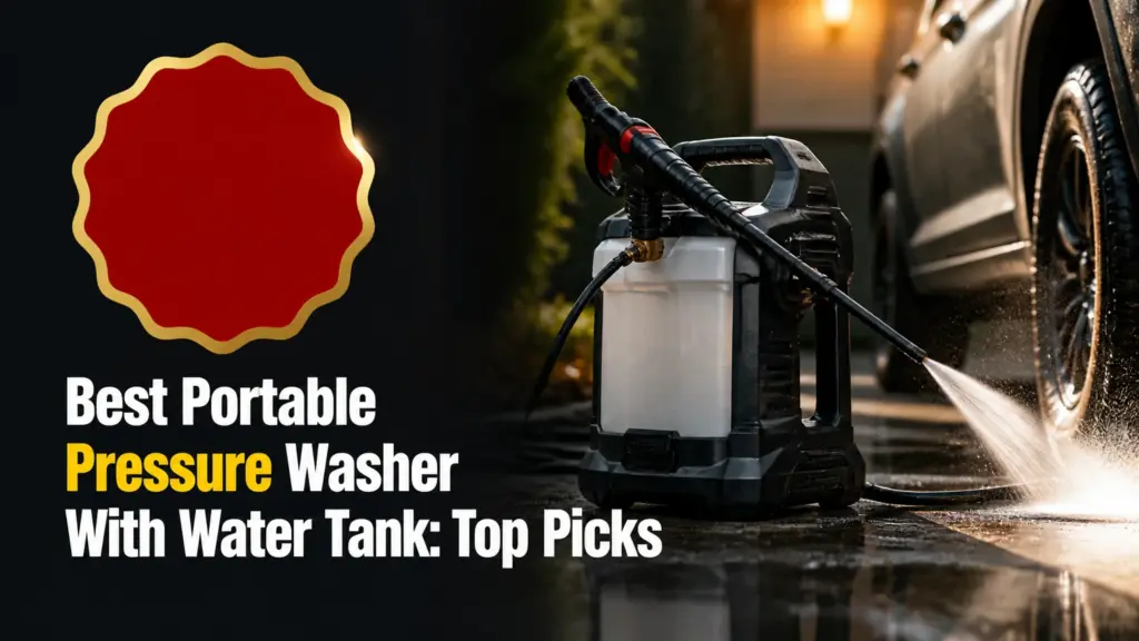 Best Portable Pressure Washer With Water Tank: Top Picks