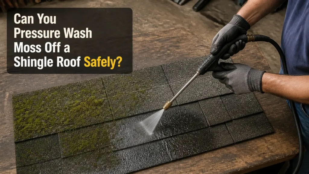 Can You Pressure Wash Moss Off a Shingle Roof Safely?