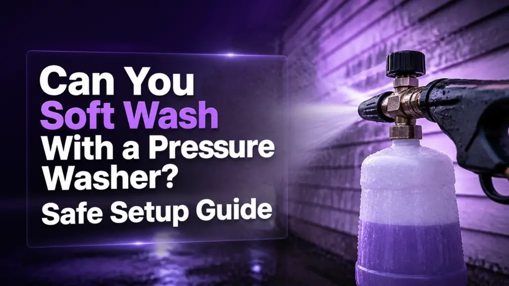Can You Soft Wash With a Pressure Washer? Safe Setup Guide