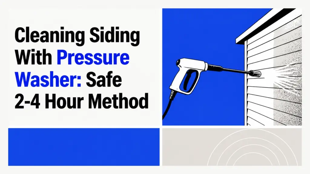 Cleaning Siding With Pressure Washer: Safe 2-4 Hour Method