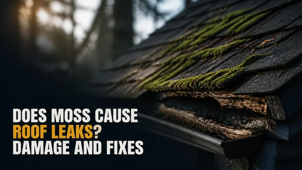 does moss cause roof leaks