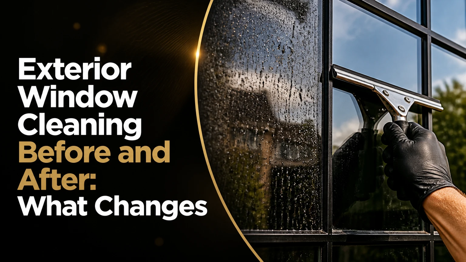 Exterior Window Cleaning Before and After: What Changes