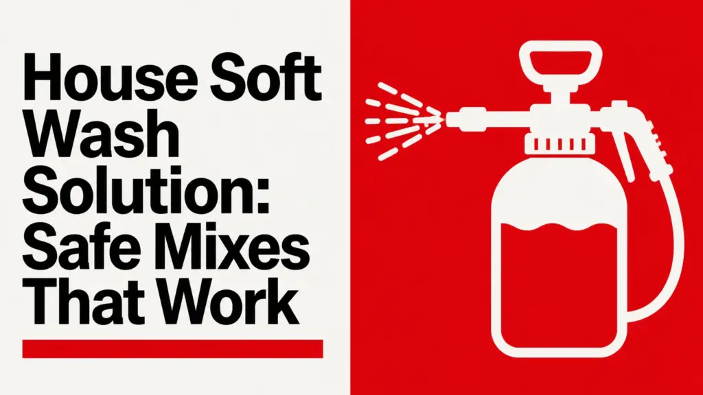 House Soft Wash Solution: Safe Mixes That Work