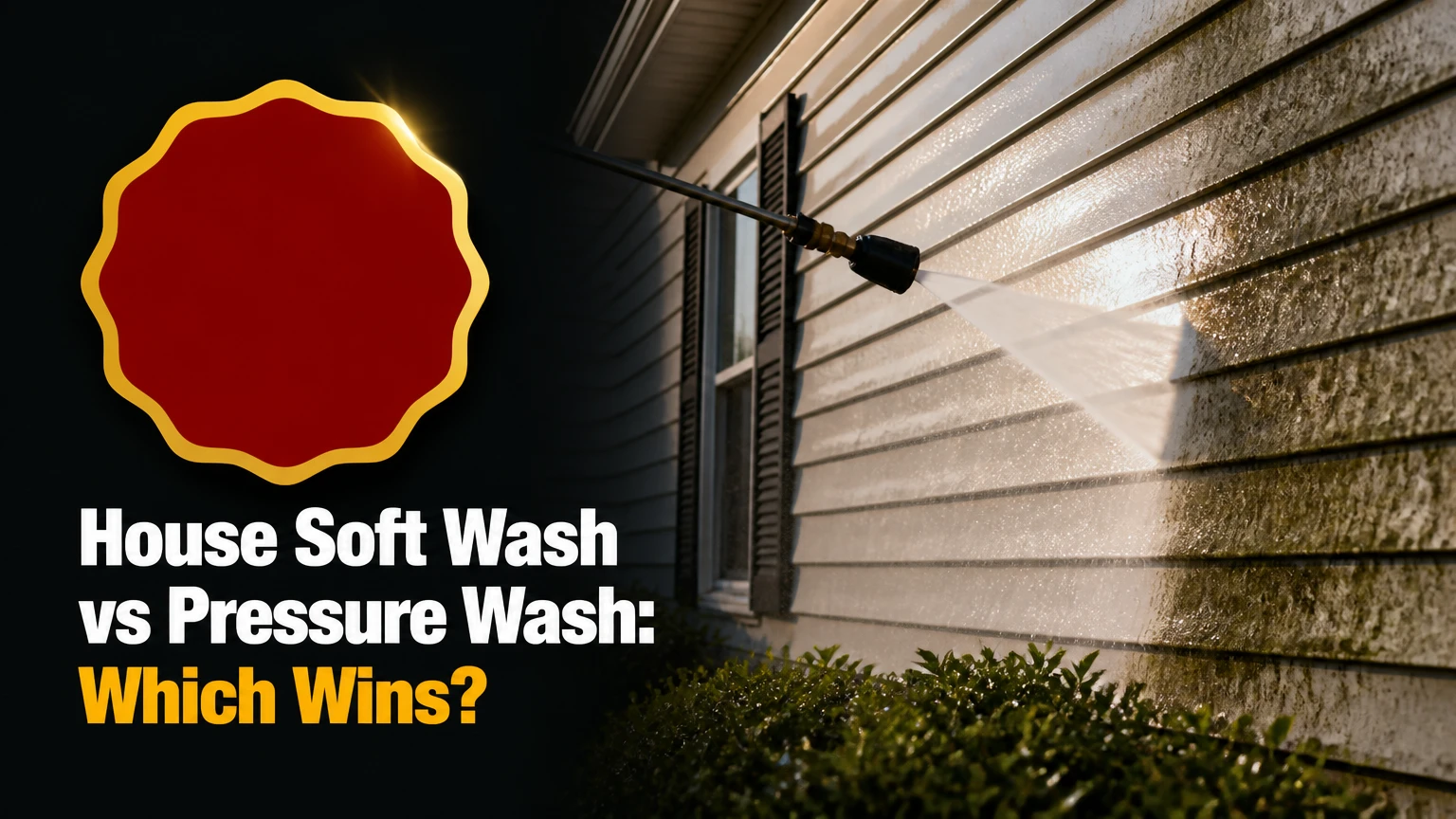 House Soft Wash vs Pressure Wash: Which Wins?