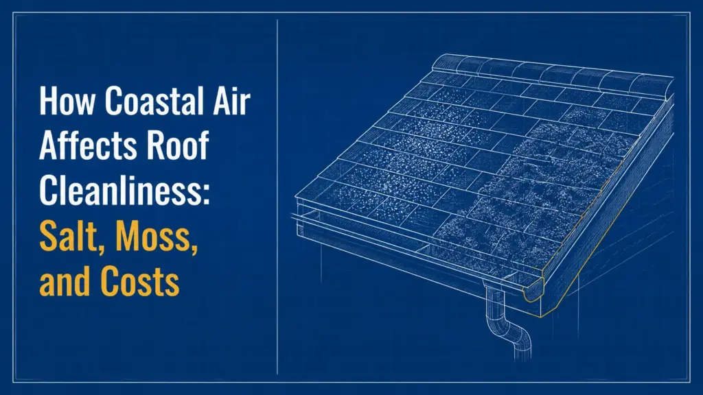 how coastal air affects roof cleanliness