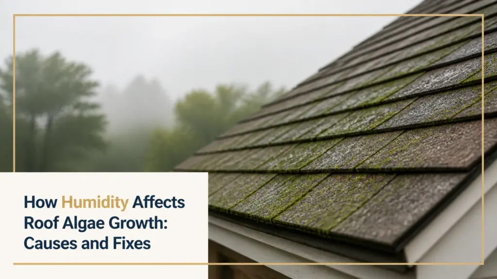 how humidity affects roof algae growth