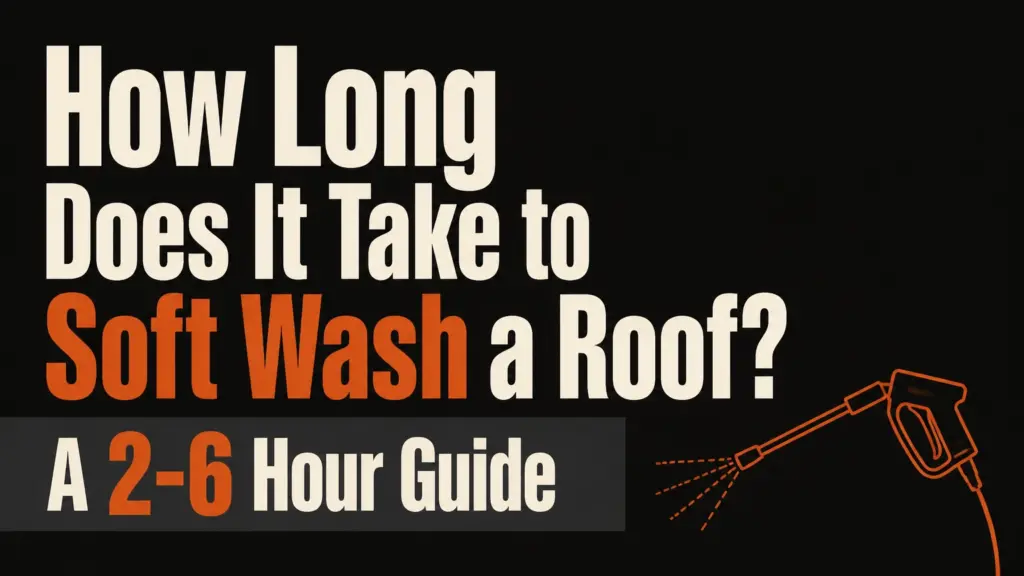How Long Does It Take to Soft Wash a Roof? A 2-6 Hour Guide