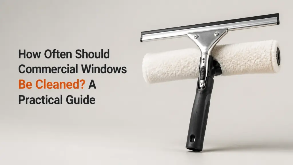how often should commercial windows be cleaned