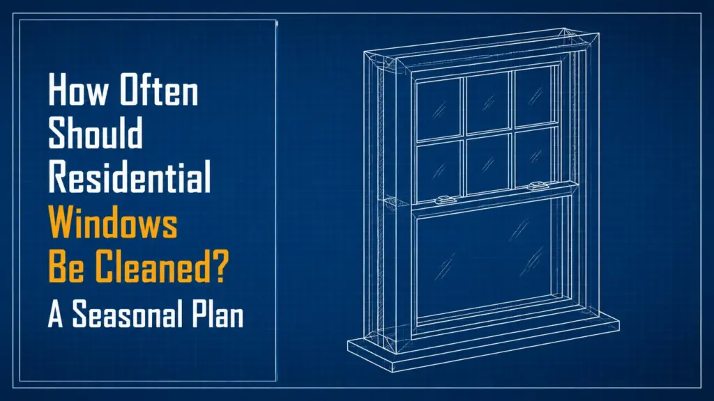 how often should residential windows be cleaned