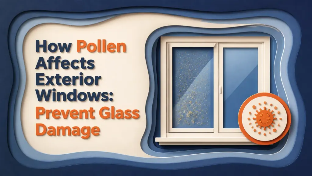 how pollen affects exterior windows