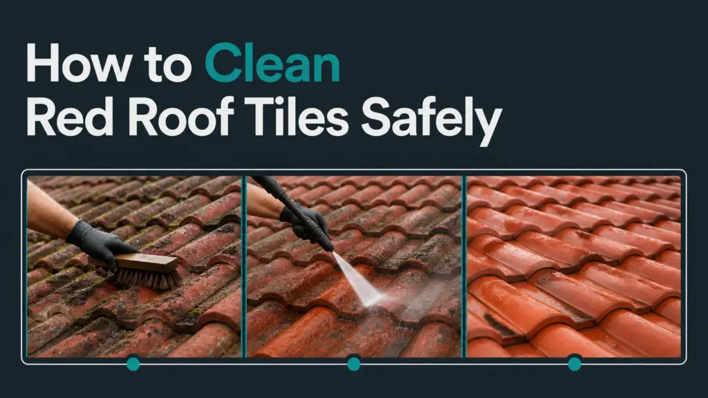 How to Clean Red Roof Tiles Safely
