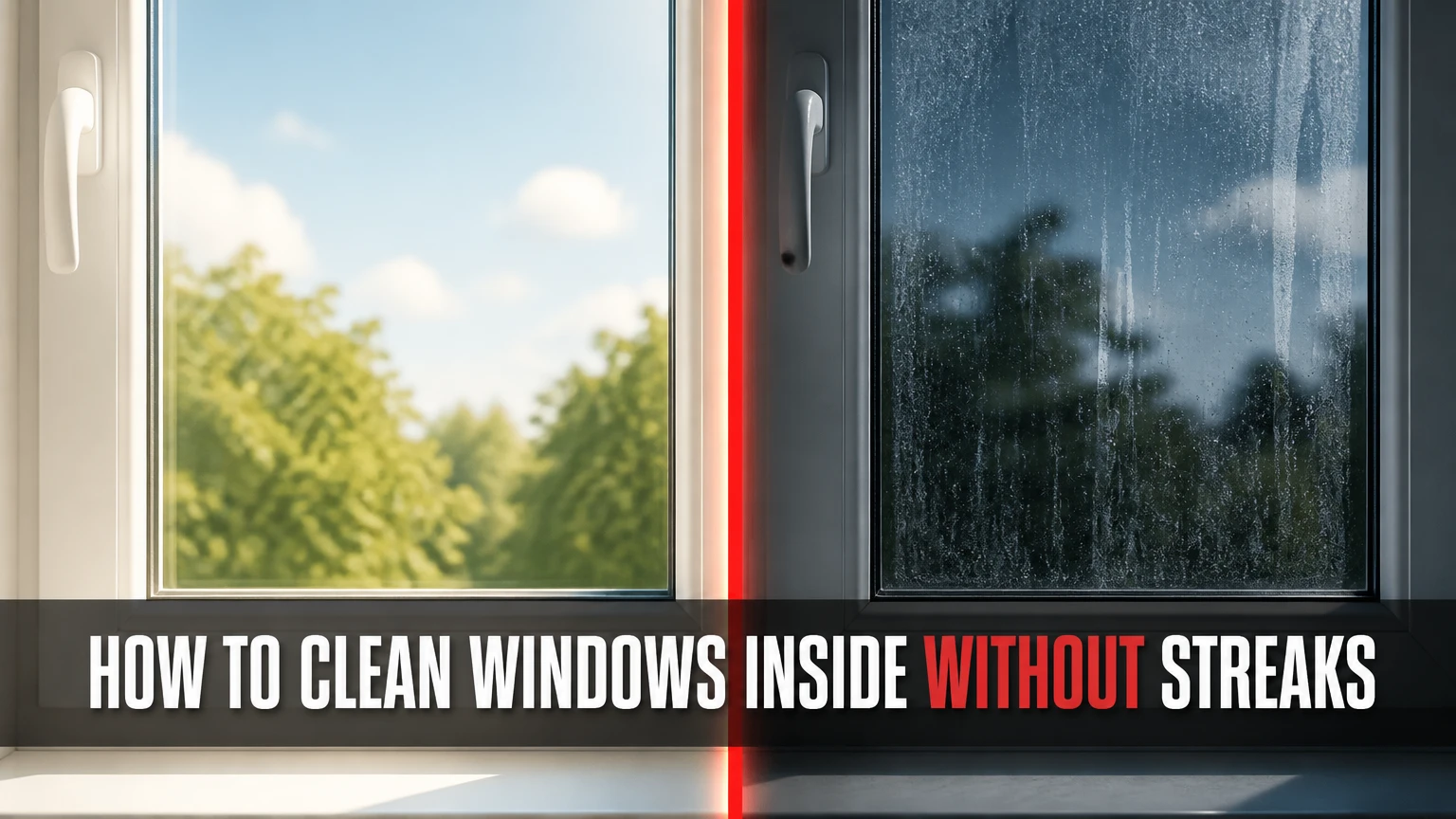 How to Clean Windows Inside Without Streaks