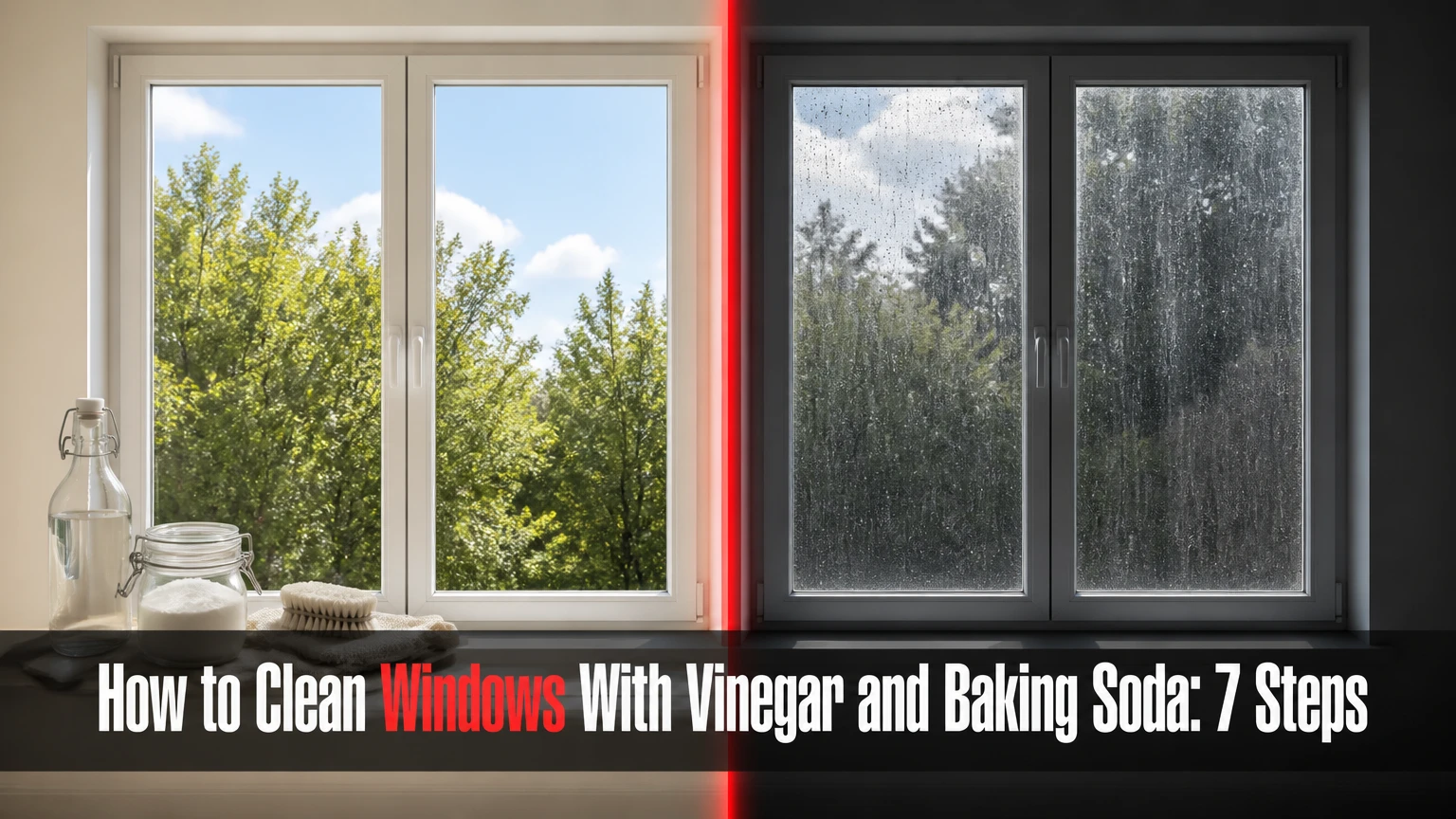 How to Clean Windows With Vinegar and Baking Soda: 7 Steps