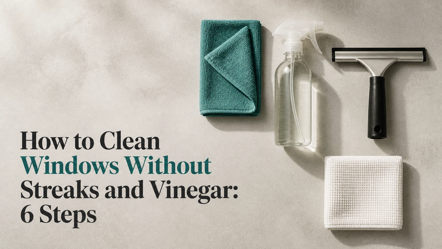 How to Clean Windows Without Streaks and Vinegar: 6 Steps
