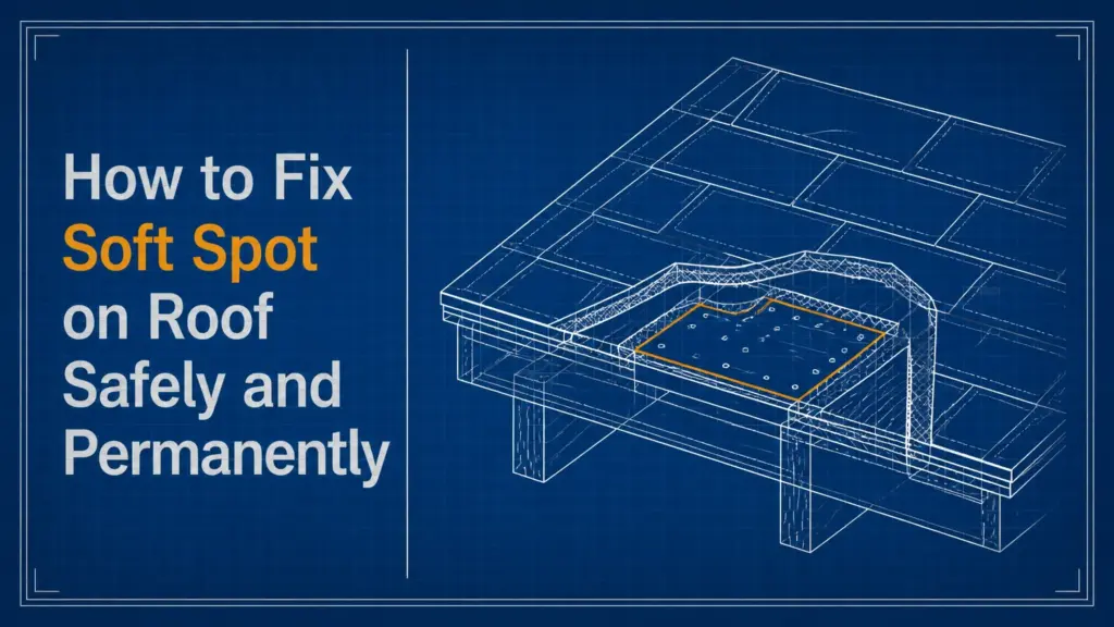How to Fix Soft Spot on Roof Safely and Permanently