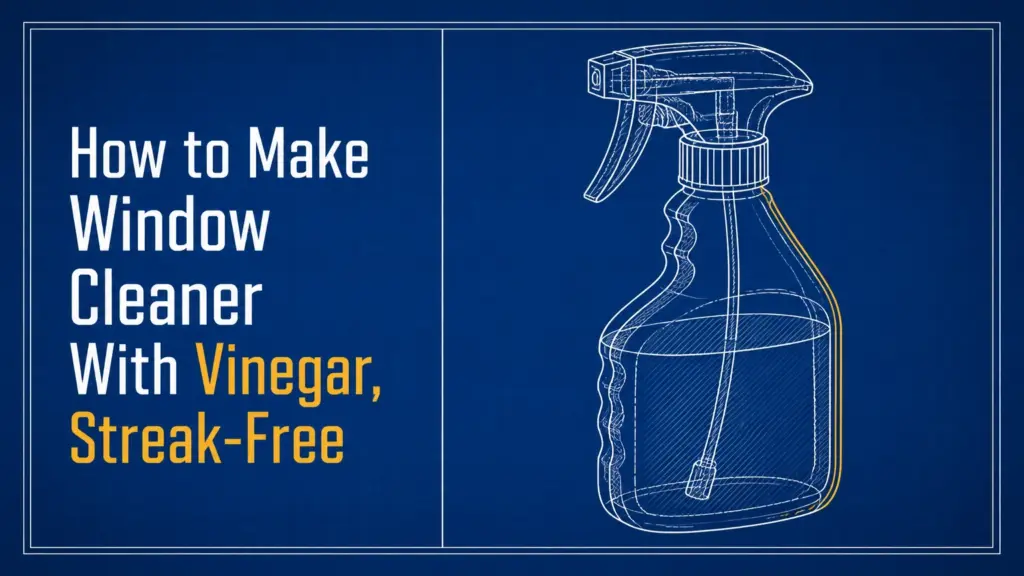 How to Make Window Cleaner With Vinegar, Streak-Free
