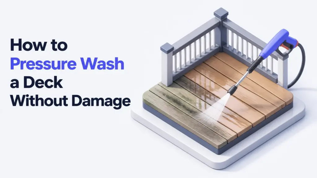 How to Pressure Wash a Deck Without Damage