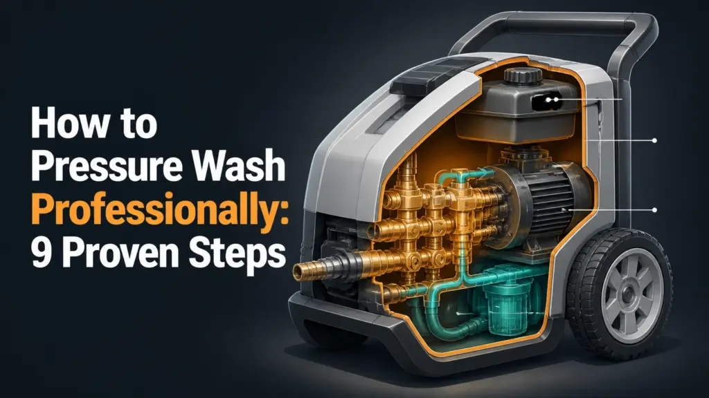 How to Pressure Wash Professionally: 9 Proven Steps
