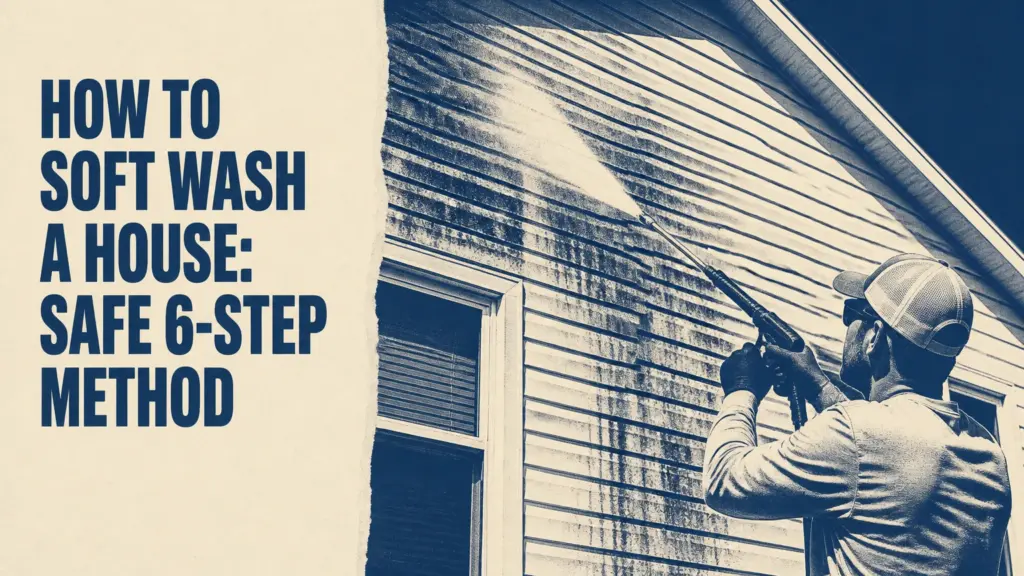 How to Soft Wash a House: Safe 6-Step Method