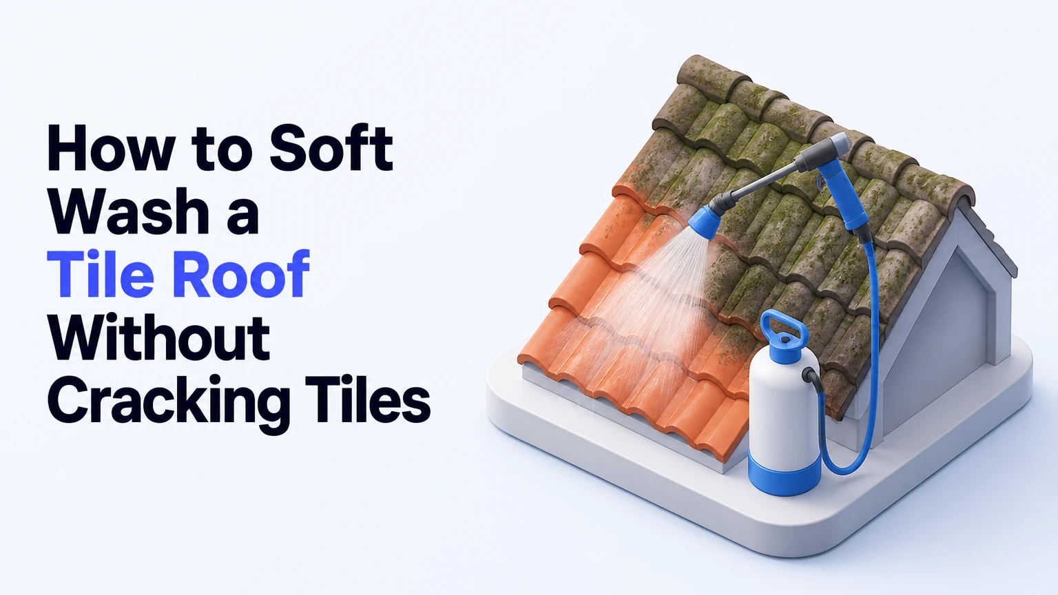 How to Soft Wash a Tile Roof Without Cracking Tiles