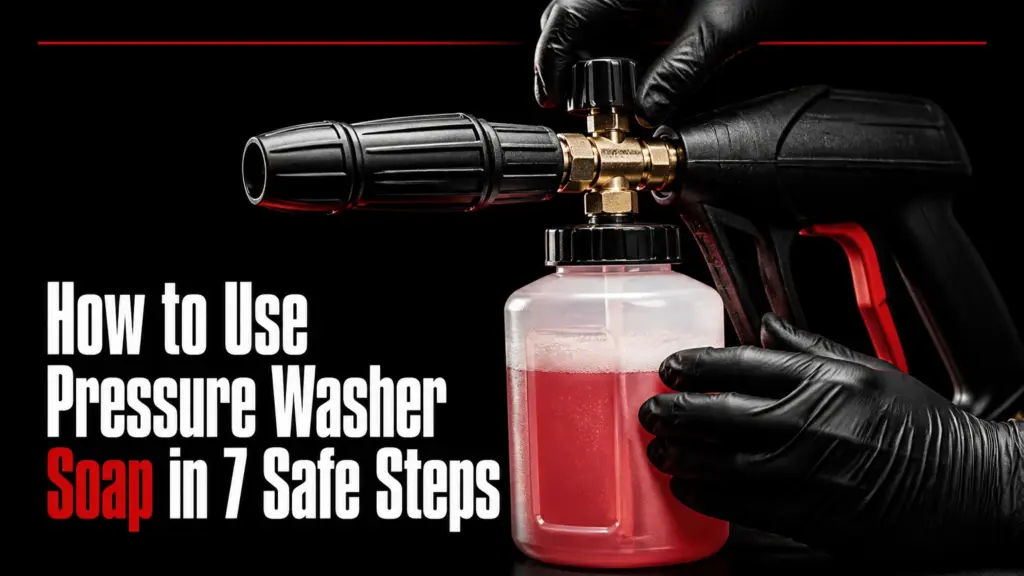 How to Use Pressure Washer Soap in 7 Safe Steps