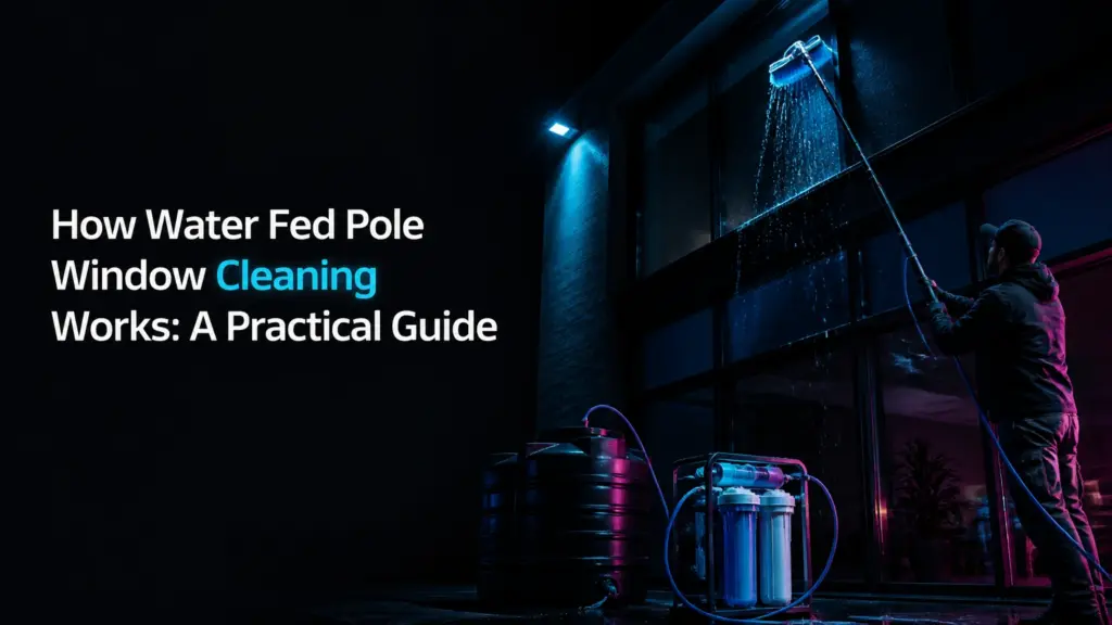 how water fed pole window cleaning works