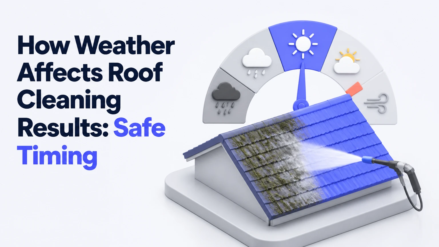 how weather affects roof cleaning results