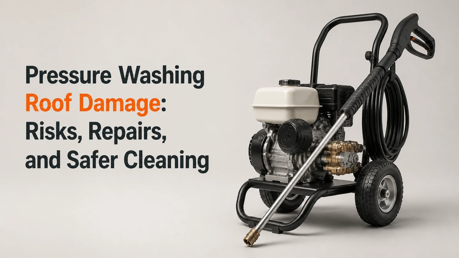 Pressure Washing Roof Damage: Risks, Repairs, and Safer Cleaning