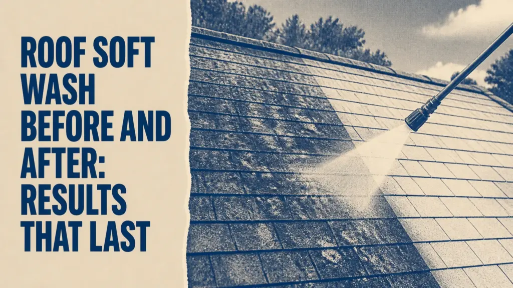 Roof Soft Wash Before and After: Results That Last