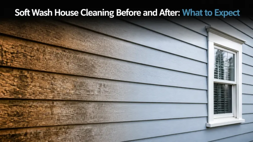 Soft Wash House Cleaning Before and After: What to Expect