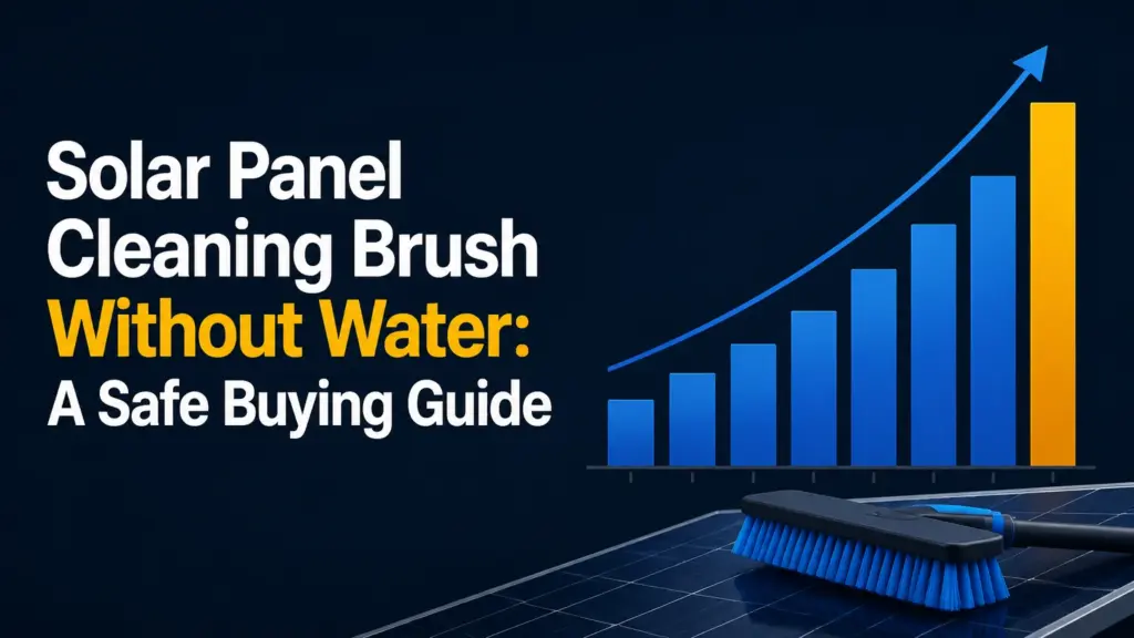 Solar Panel Cleaning Brush Without Water: A Safe Buying Guide