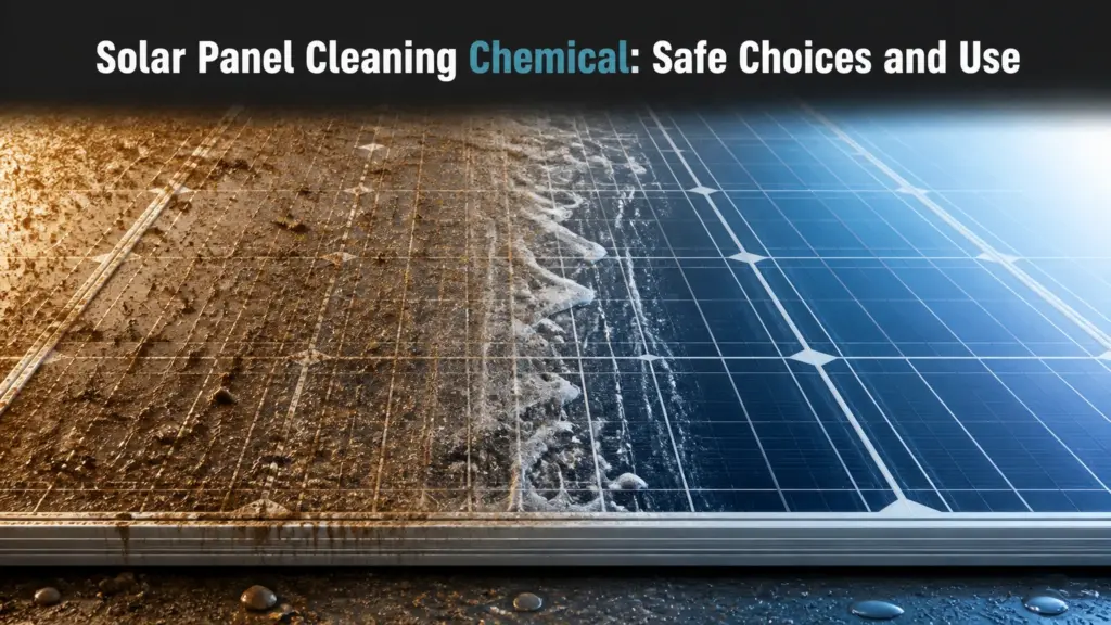 Solar Panel Cleaning Chemical: Safe Choices and Use