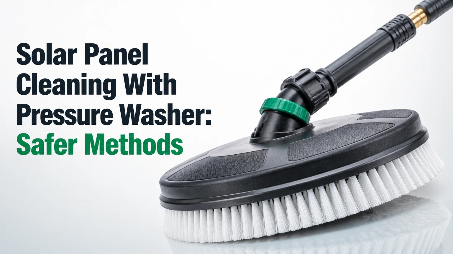 Solar Panel Cleaning With Pressure Washer: Safer Methods