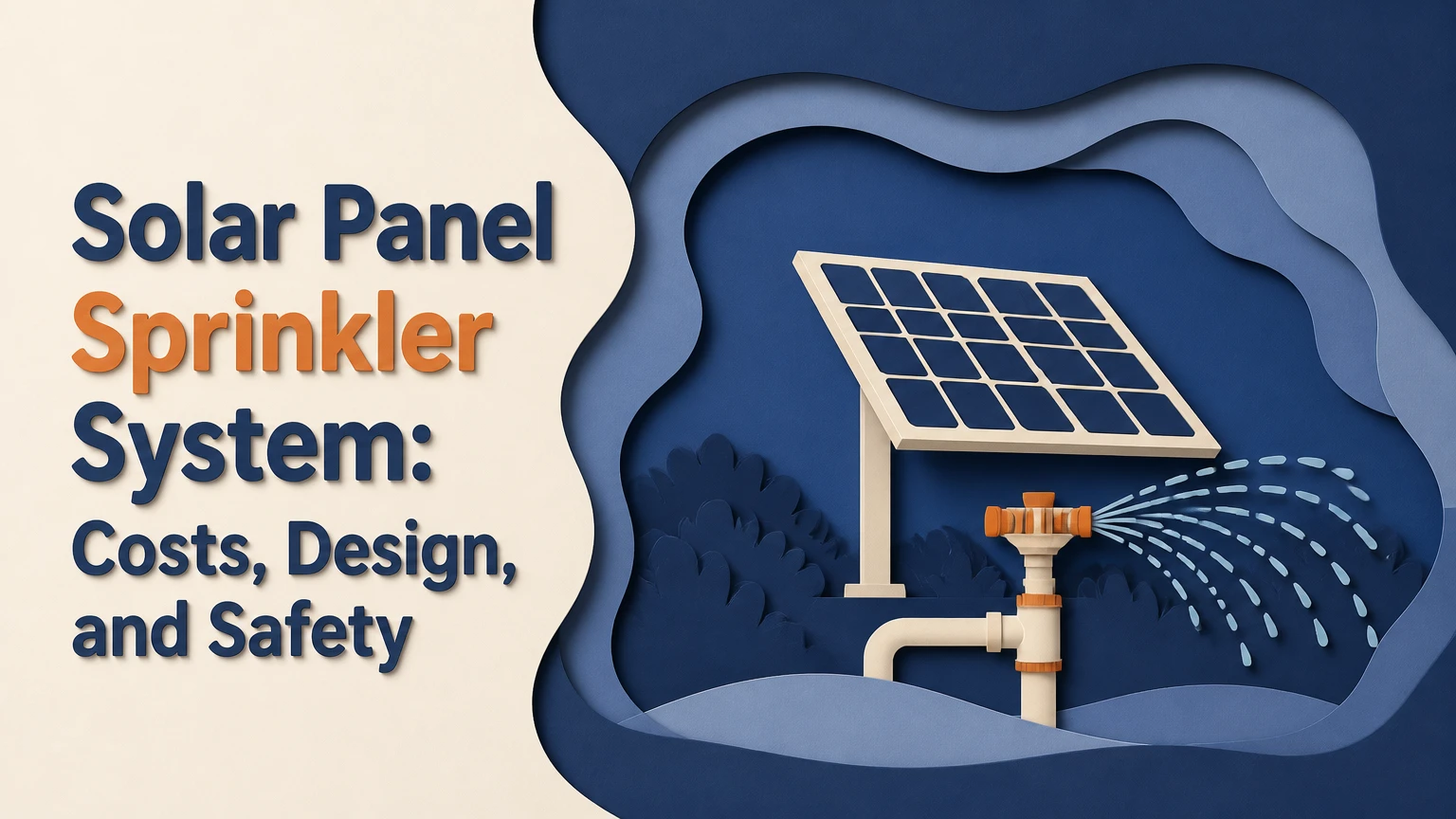 Solar Panel Sprinkler System: Costs, Design, and Safety