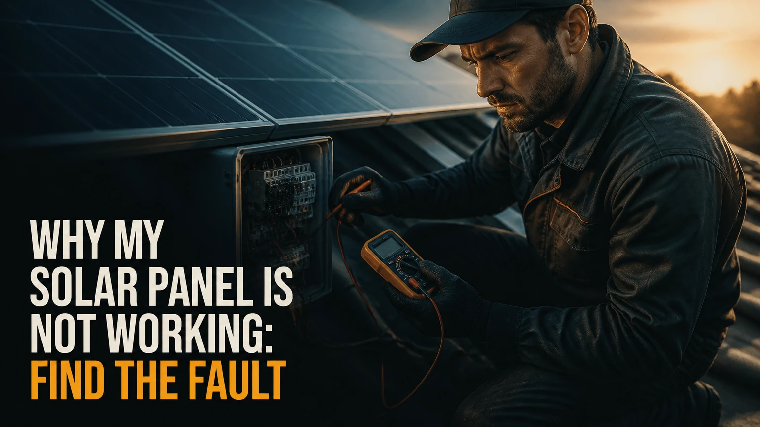 Why My Solar Panel Is Not Working: Find the Fault