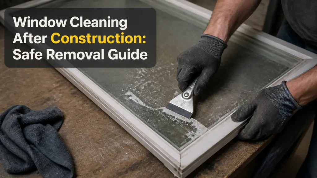 window cleaning after construction
