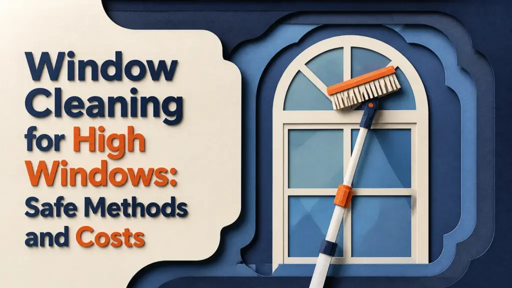 Window Cleaning for High Windows: Safe Methods and Costs