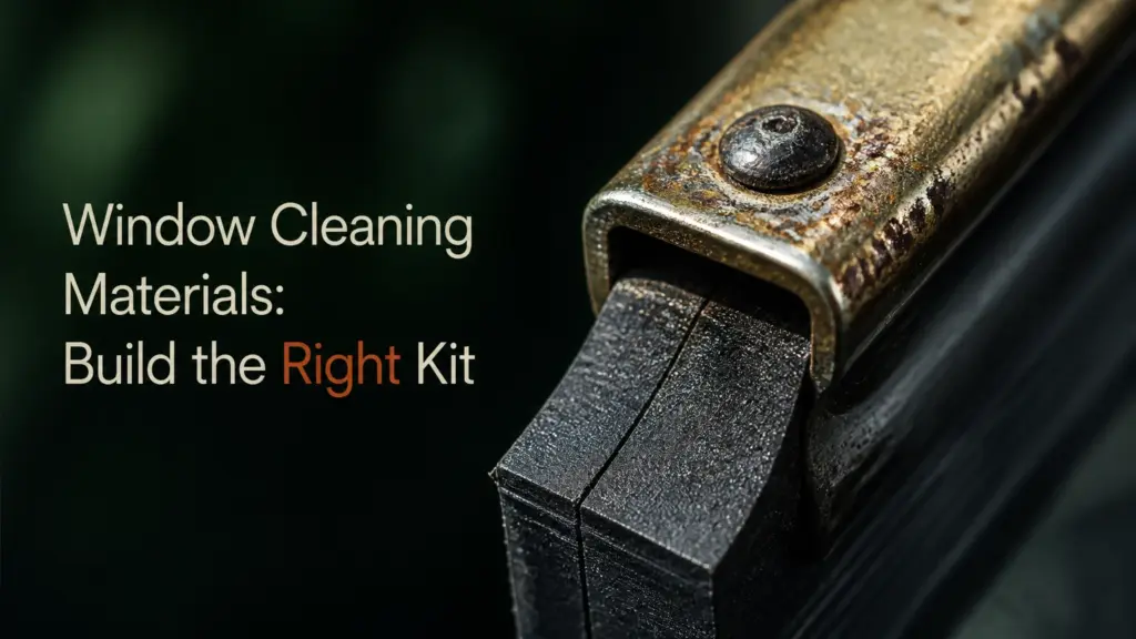 Window Cleaning Materials: Build the Right Kit