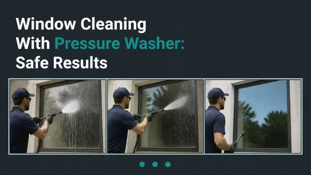 Window Cleaning With Pressure Washer: Safe Results