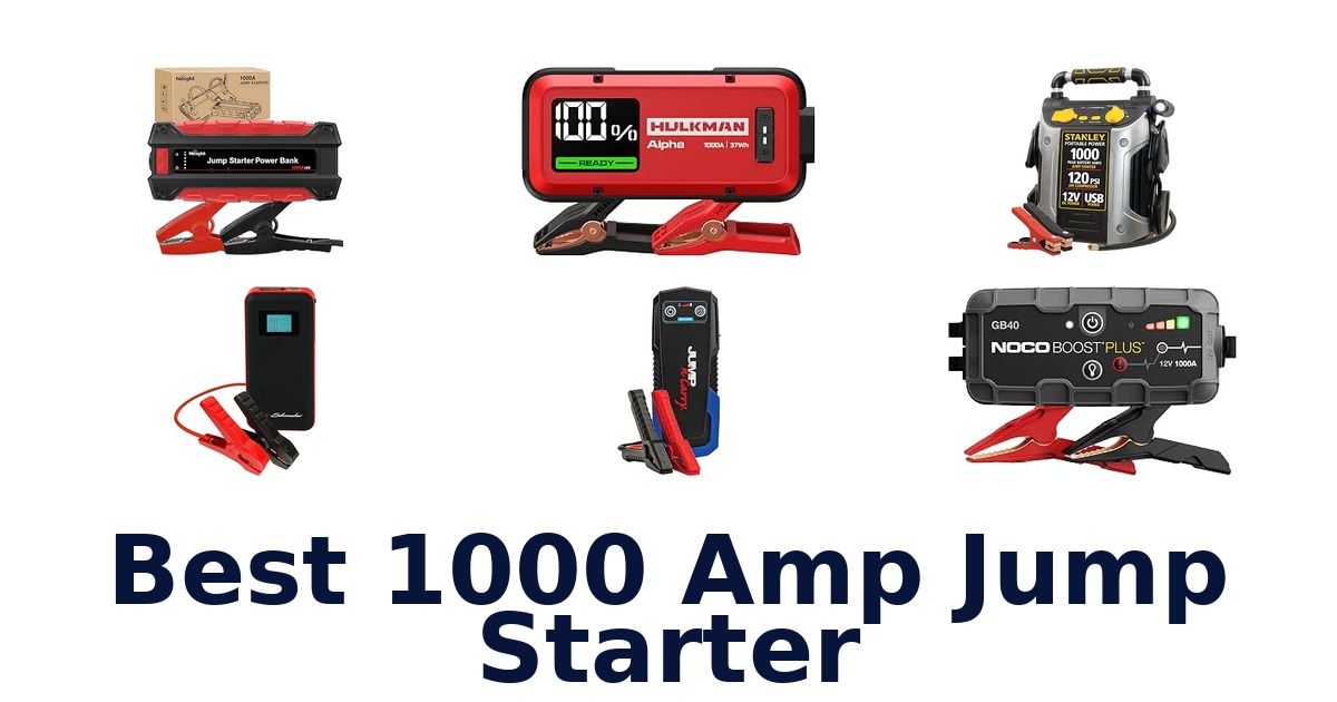 Best 1000 Amp Jump Starter