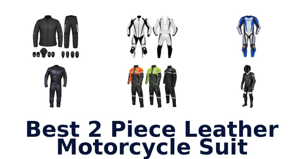 Best 2 Piece Leather Motorcycle Suit